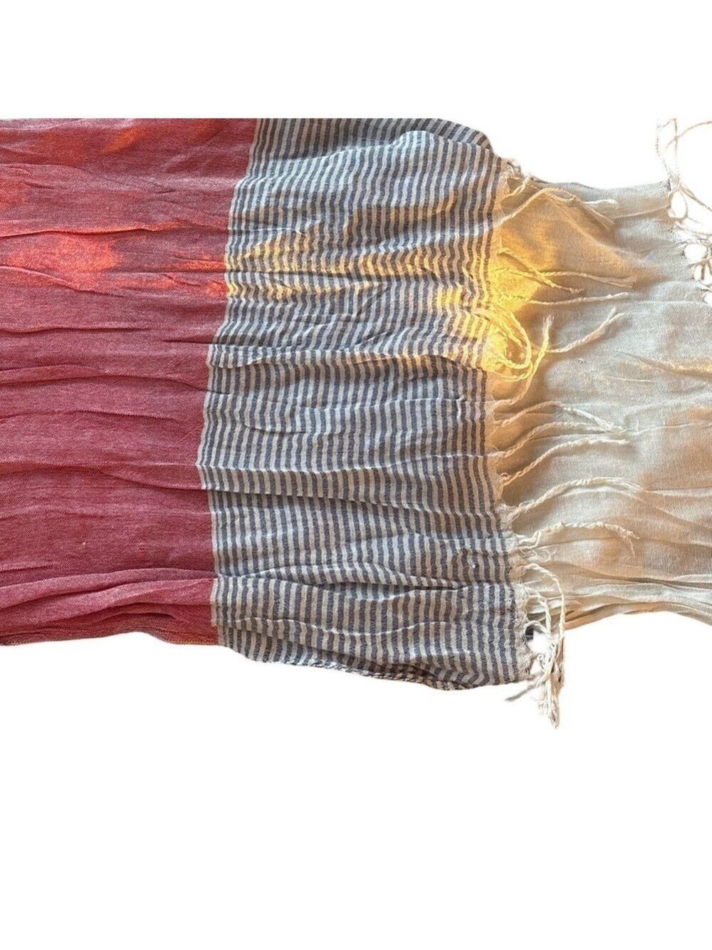 Colorful Striped Scarf - Picture 4 of 6